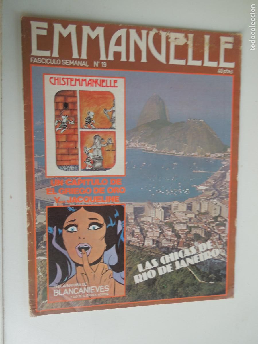 Journals: EMMANUELLE-2 REVISTA N&ordm; 19 -COMICO EROTICA - ILUSTRADA BLANCO NEGRO Y COLOR A&Ntilde;OS 70 SOLO ADULTOS +18
