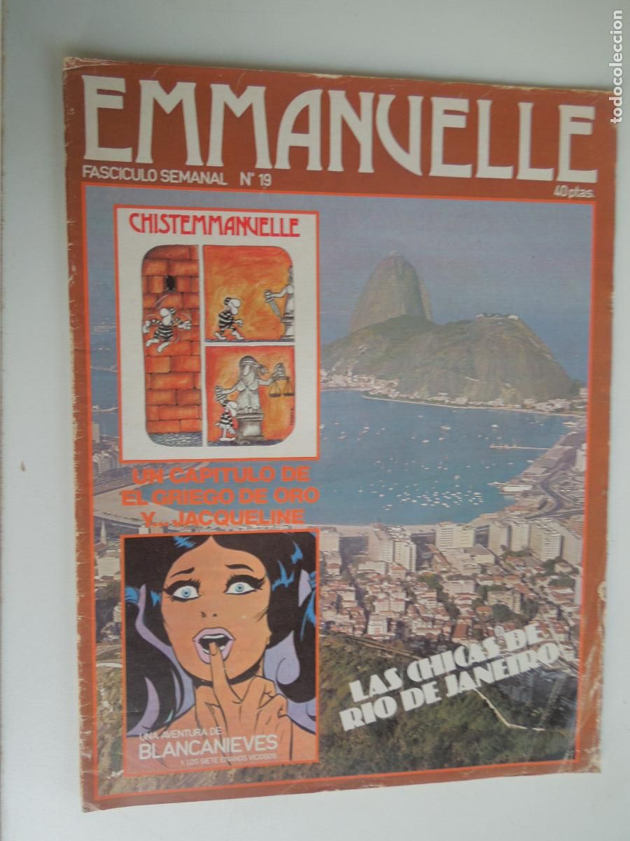 Journals: EMMANUELLE-2 REVISTA N&ordm; 19 -COMICO EROTICA - ILUSTRADA BLANCO NEGRO Y COLOR A&Ntilde;OS 70 SOLO ADULTOS +18