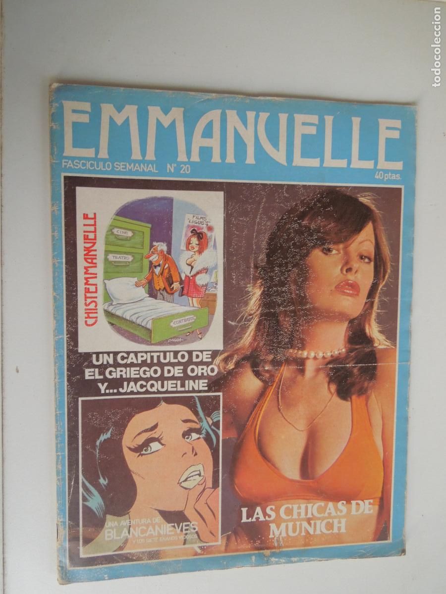 Journals: EMMANUELLE-2 REVISTA N&ordm; 20 -COMICO EROTICA - ILUSTRADA BLANCO NEGRO Y COLOR A&Ntilde;OS 70 SOLO ADULTOS +18
