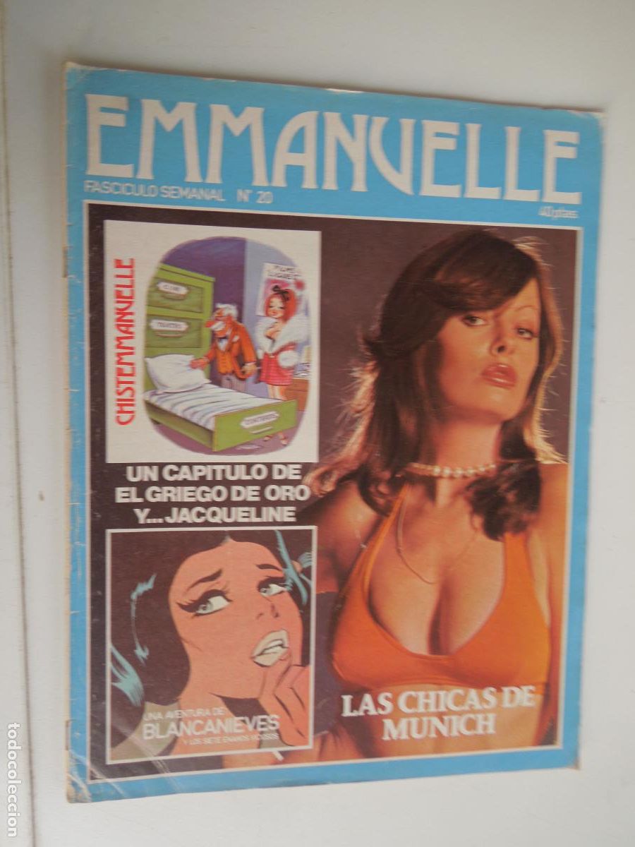 Journals: EMMANUELLE-2 REVISTA N&ordm; 20 -COMICO EROTICA - ILUSTRADA BLANCO NEGRO Y COLOR A&Ntilde;OS 70 SOLO ADULTOS +18