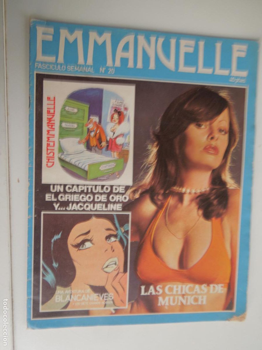 Journals: EMMANUELLE-2 REVISTA N&ordm; 20 -COMICO EROTICA - ILUSTRADA BLANCO NEGRO Y COLOR A&Ntilde;OS 70 SOLO ADULTOS +18