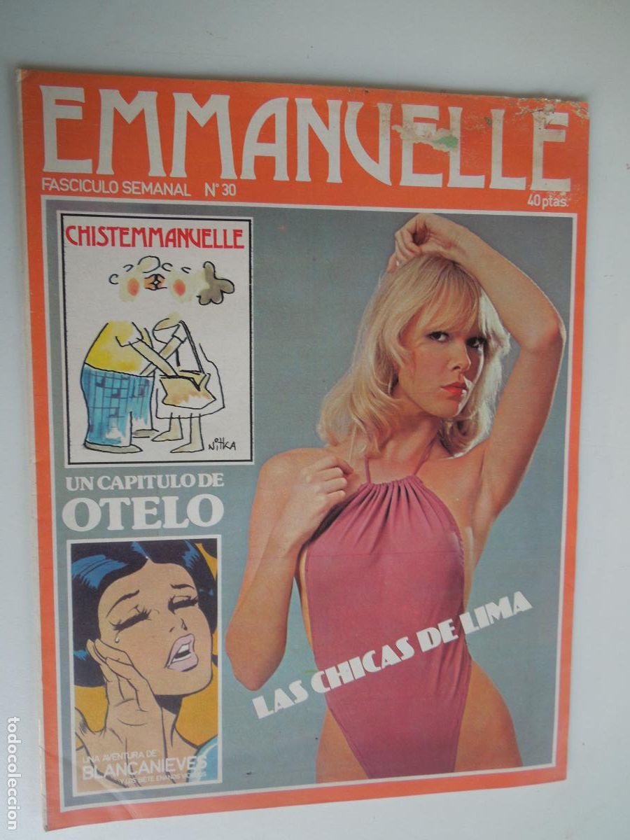 Journals: EMMANUELLE-2 REVISTA N&ordm; 30 -COMICO EROTICA - ILUSTRADA BLANCO NEGRO Y COLOR A&Ntilde;OS 70 SOLO ADULTOS +18