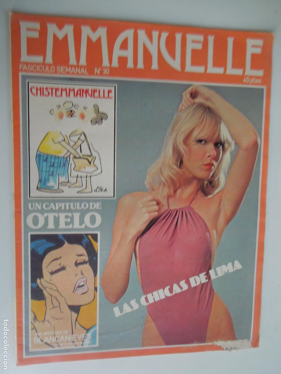Journals: EMMANUELLE-2 REVISTA N&ordm; 30 -COMICO EROTICA - ILUSTRADA BLANCO NEGRO Y COLOR A&Ntilde;OS 70 SOLO ADULTOS +18