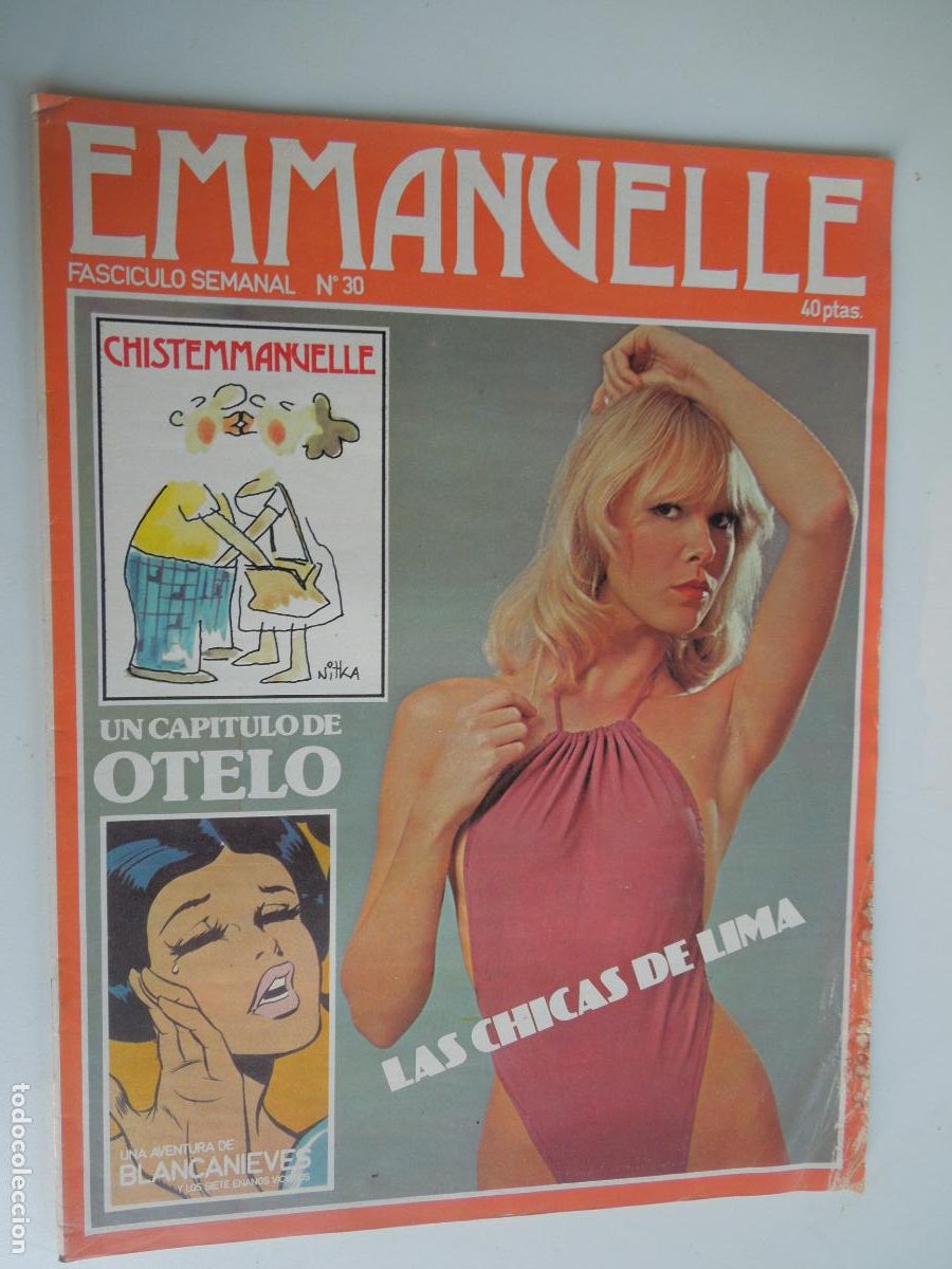 Journals: EMMANUELLE-2 REVISTA N&ordm; 30 -COMICO EROTICA - ILUSTRADA BLANCO NEGRO Y COLOR A&Ntilde;OS 70 SOLO ADULTOS +18