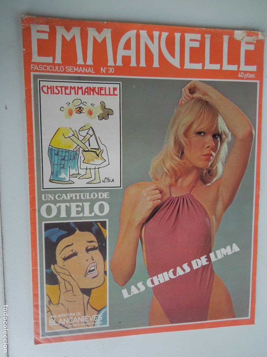Journals: EMMANUELLE-2 REVISTA N&ordm; 30 -COMICO EROTICA - ILUSTRADA BLANCO NEGRO Y COLOR A&Ntilde;OS 70 SOLO ADULTOS +18