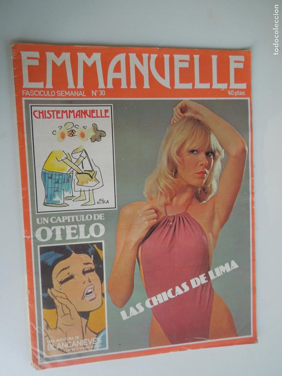 Journals: EMMANUELLE-2 REVISTA N&ordm; 30 -COMICO EROTICA - ILUSTRADA BLANCO NEGRO Y COLOR A&Ntilde;OS 70 SOLO ADULTOS +18