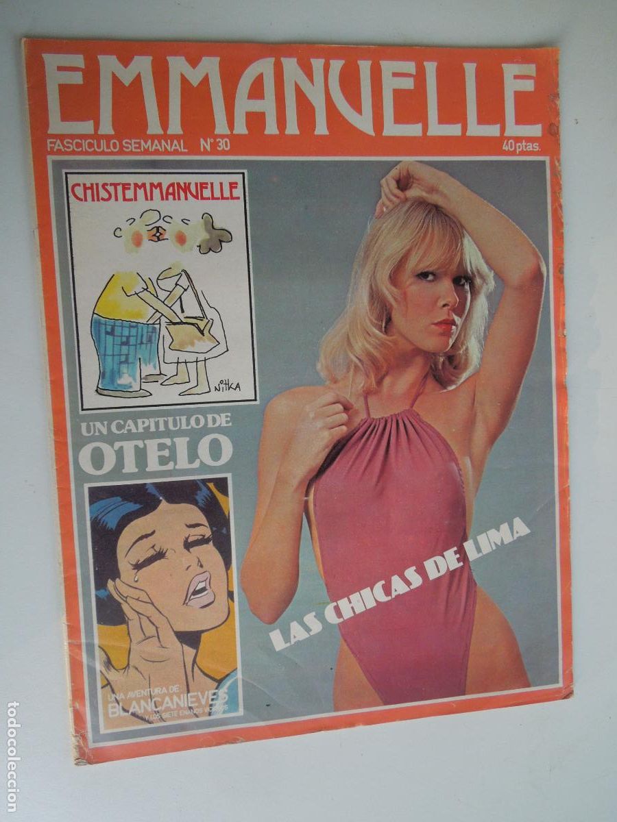 Journals: EMMANUELLE-2 REVISTA N&ordm; 30 -COMICO EROTICA - ILUSTRADA BLANCO NEGRO Y COLOR A&Ntilde;OS 70 SOLO ADULTOS +18
