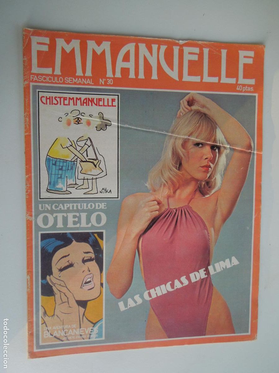 Journals: EMMANUELLE-2 REVISTA N&ordm; 30 -COMICO EROTICA - ILUSTRADA BLANCO NEGRO Y COLOR A&Ntilde;OS 70 SOLO ADULTOS +18