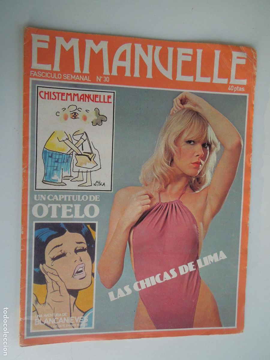 Journals: EMMANUELLE-2 REVISTA N&ordm; 30 -COMICO EROTICA - ILUSTRADA BLANCO NEGRO Y COLOR A&Ntilde;OS 70 SOLO ADULTOS +18