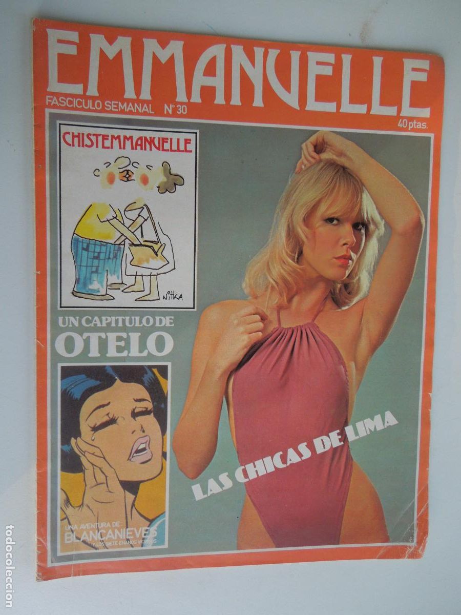 Journals: EMMANUELLE-2 REVISTA N&ordm; 30 -COMICO EROTICA - ILUSTRADA BLANCO NEGRO Y COLOR A&Ntilde;OS 70 SOLO ADULTOS +18