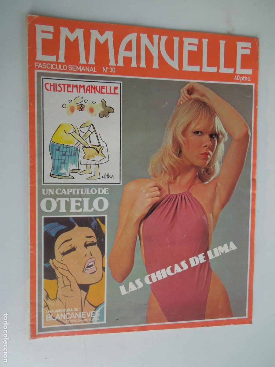 Journals: EMMANUELLE-2 REVISTA N&ordm; 30 -COMICO EROTICA - ILUSTRADA BLANCO NEGRO Y COLOR A&Ntilde;OS 70 SOLO ADULTOS +18