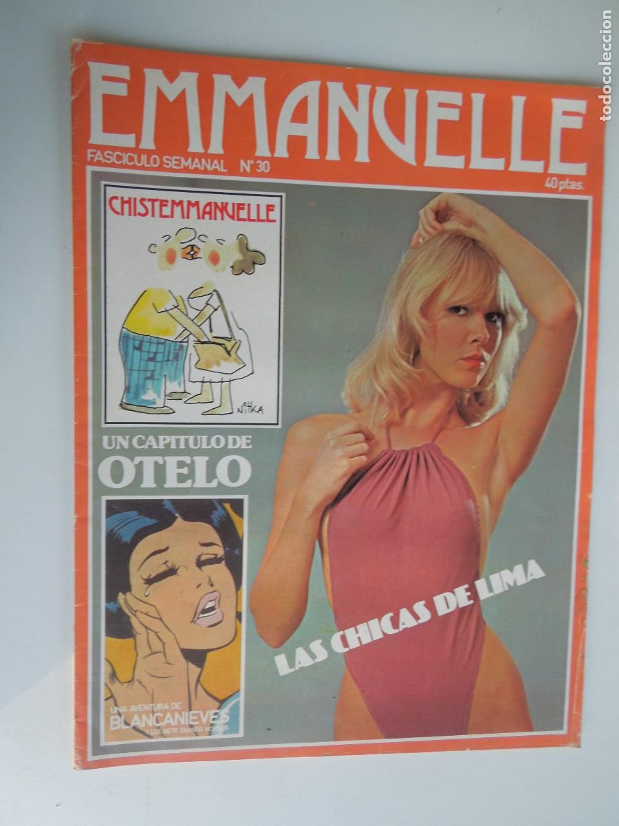 Journals: EMMANUELLE-2 REVISTA N&ordm; 30 -COMICO EROTICA - ILUSTRADA BLANCO NEGRO Y COLOR A&Ntilde;OS 70 SOLO ADULTOS +18