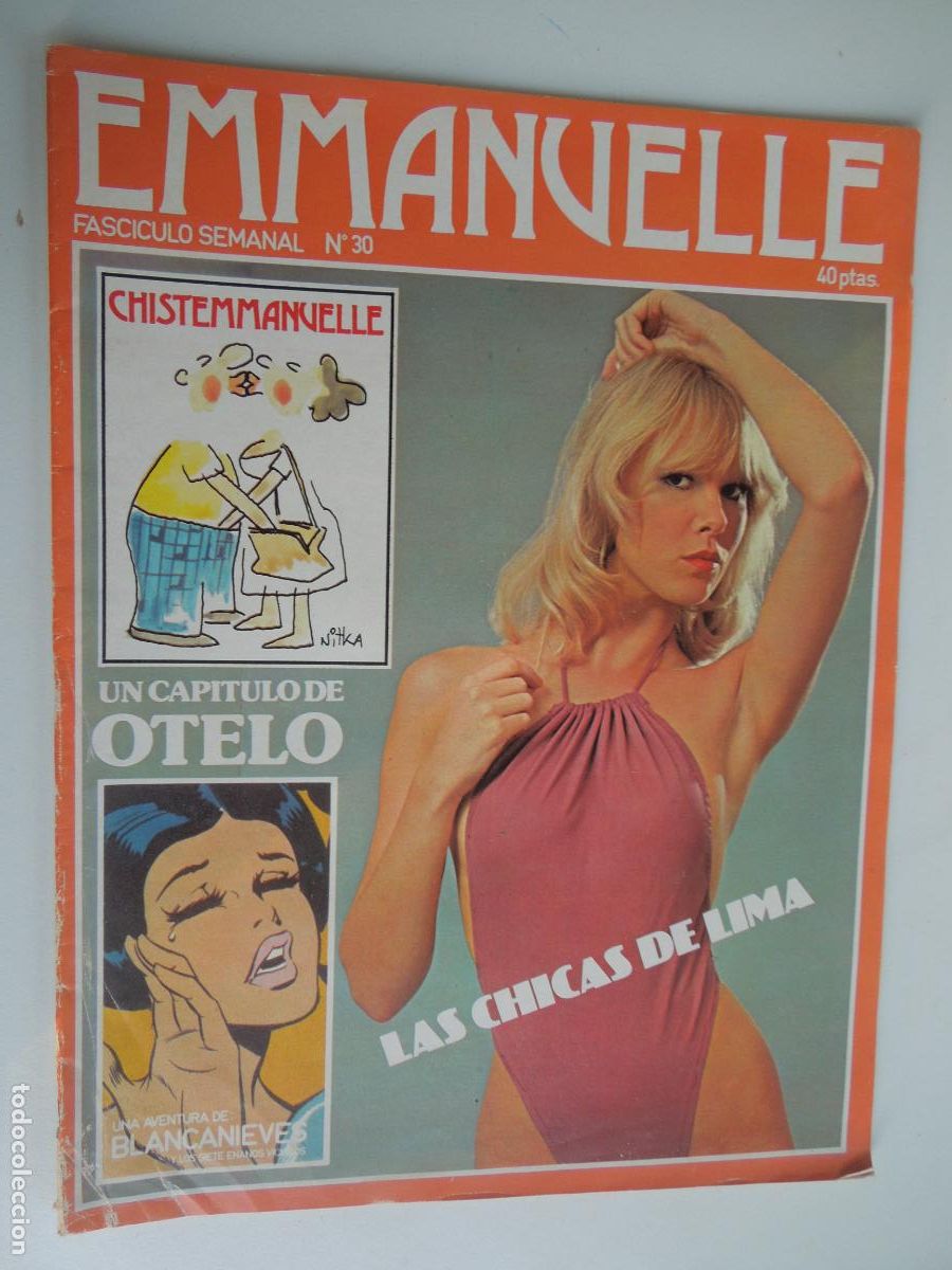Journals: EMMANUELLE-2 REVISTA N&ordm; 30 -COMICO EROTICA - ILUSTRADA BLANCO NEGRO Y COLOR A&Ntilde;OS 70 SOLO ADULTOS +18