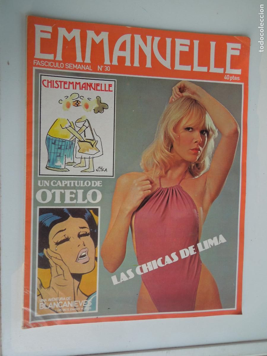 Journals: EMMANUELLE-2 REVISTA N&ordm; 30 -COMICO EROTICA - ILUSTRADA BLANCO NEGRO Y COLOR A&Ntilde;OS 70 SOLO ADULTOS +18