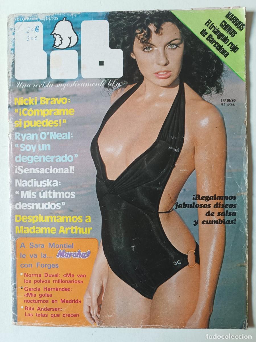 Journals: Revista LIB n&ordm; 208 Nadiuska Studio 54 Madame Arthur Norma Duval Bibi Andersen Sara Montiel La Ma&ntilde;a