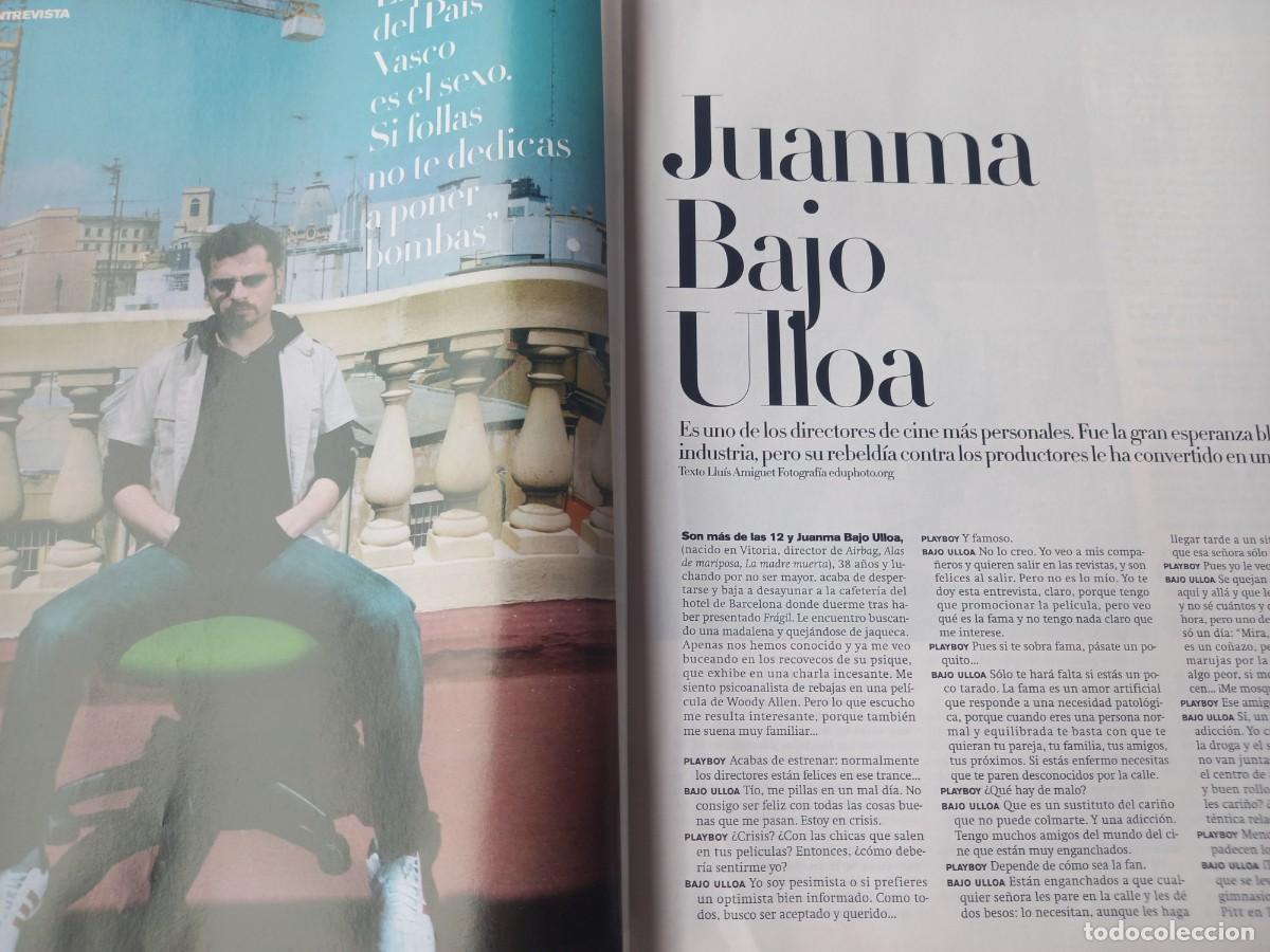 Zeitschriften: ENTREVISTA A JUANMA BAJO ULLOA. 4 P&Aacute;GINAS EXTRA&Iacute;DAS DE REVISTA PLAYBOY N&ordm; 28, 1992
