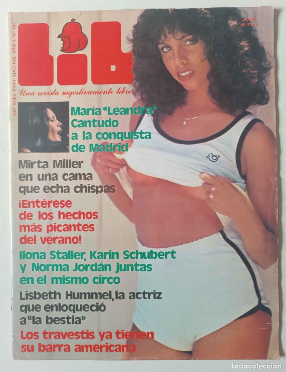 Journals: Revista LIB 101 M&ordf; Jos&eacute; Cantudo Ilona Staller B&aacute;rbara Hutton Bouchett Mirta Miller Lizabeth Hummel