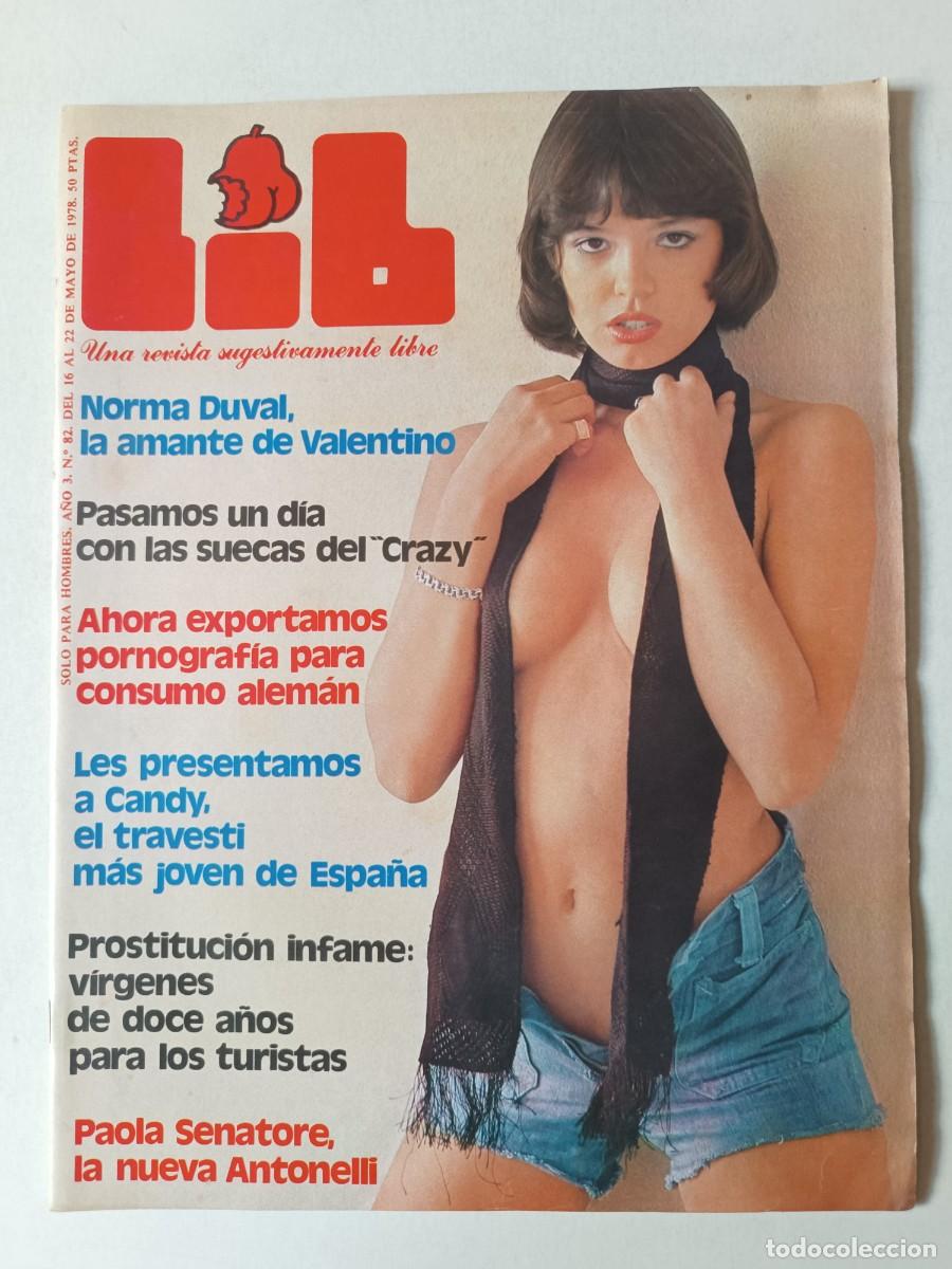 Journals: Revista LIB n&ordm; 82 Norma Duval Paola Senatore Crazy Horse Candy Travesti Jess Franco Tania Busselier