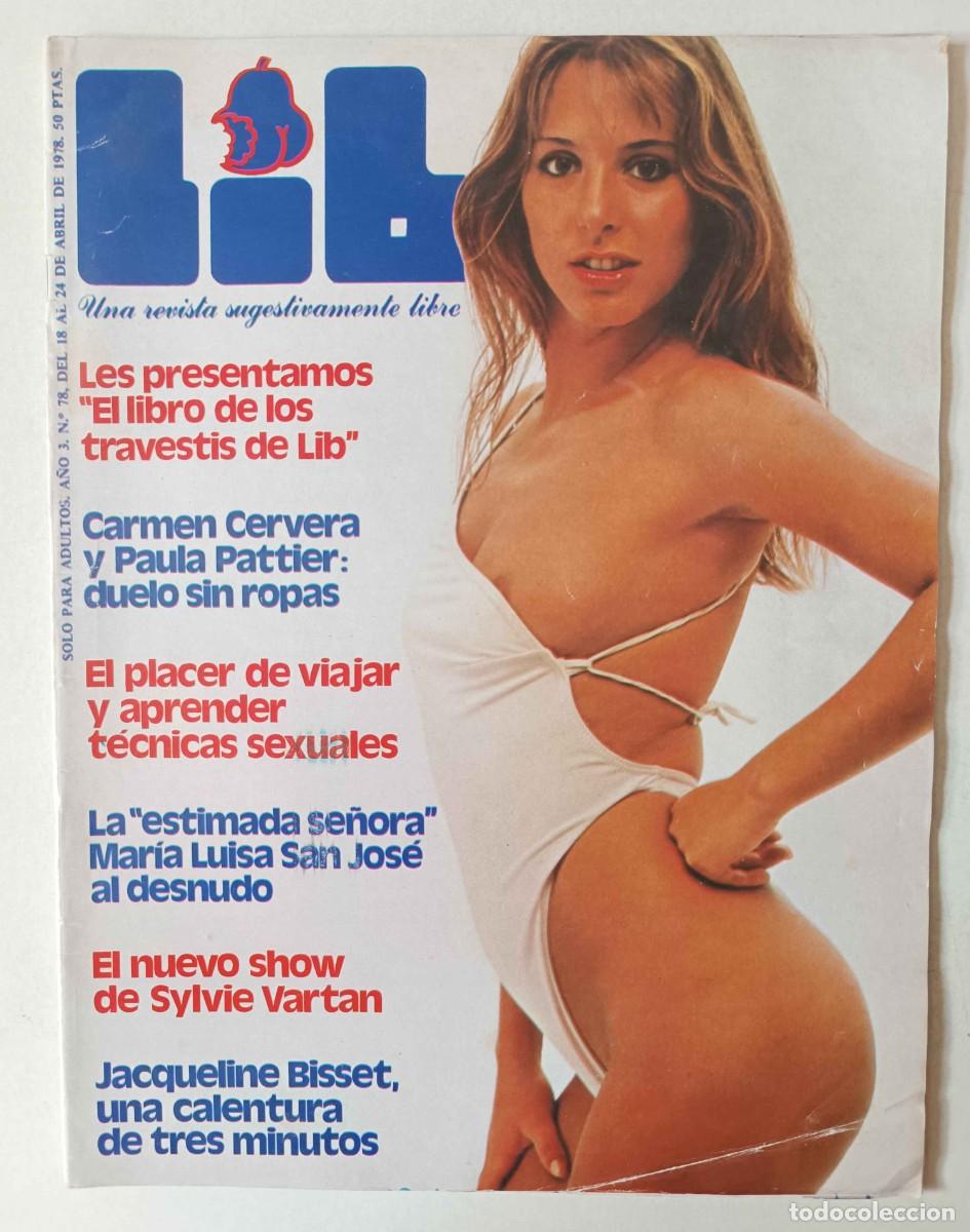 Journals: Revista LIB 78 Carmen Cervera Paula Pattier Sylvie Vartan Jacqueline Bisset Rosana Caskan Travesti