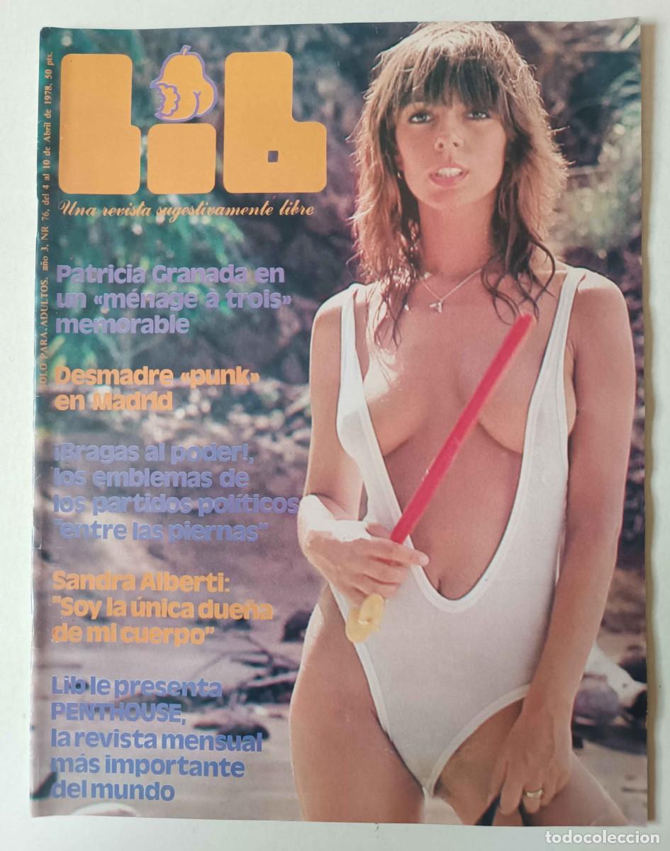 Journals: Revista LIB 76 Sandra Alberti Patricia Granada Edwige Fenech Rosa Valenty Travesti Peter Sutcliffe