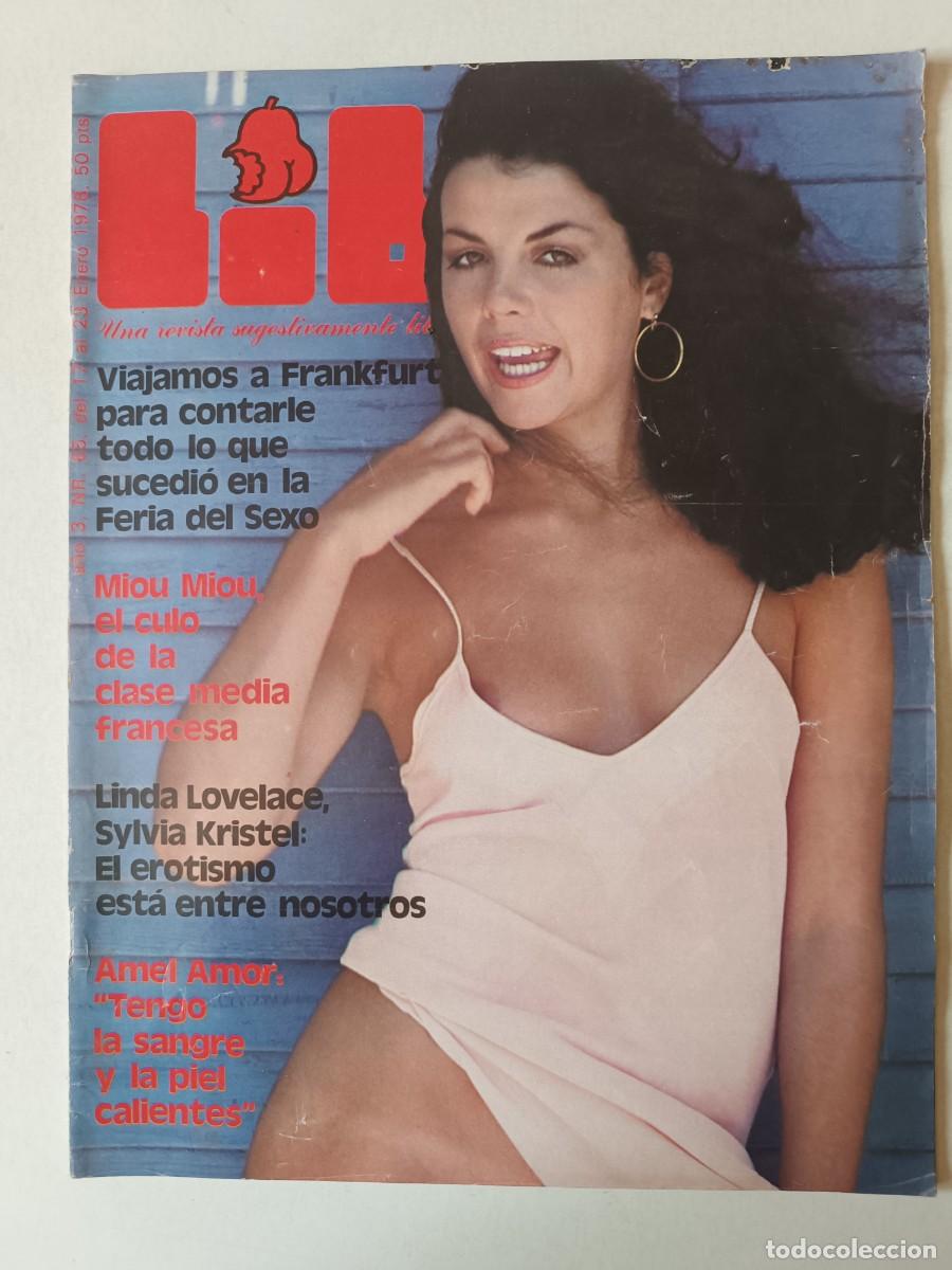 Journals: Revista LIB n&ordm; 65 Amel Amor Linda Lovelace Sylvia Kristel Miou Miou Norma Duval Liza Foolver Destape