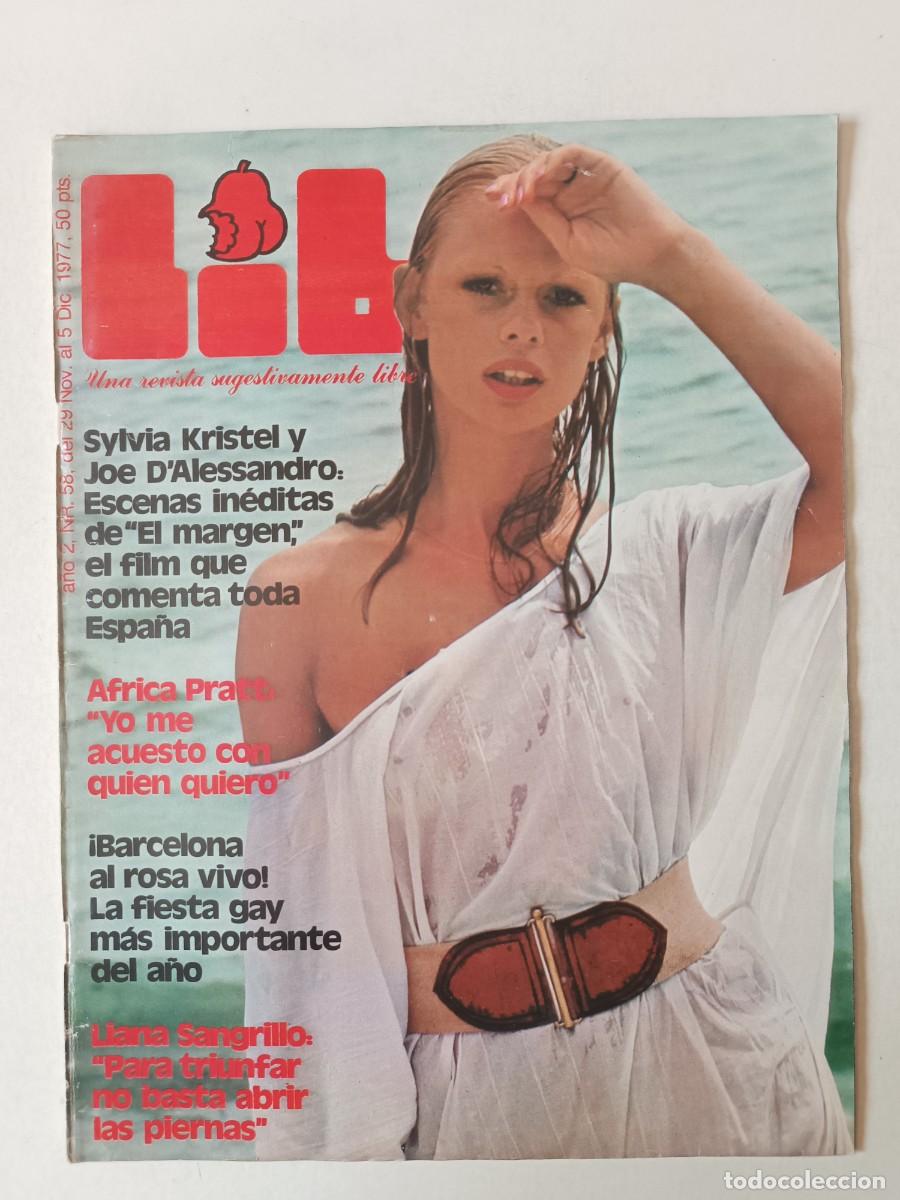 Journals: Revista LIB 58 Sylvia Kristel &Aacute;frica Pratt Yolanda R&iacute;os Raquel Evans Travesti Joe Dallesandro Beatle