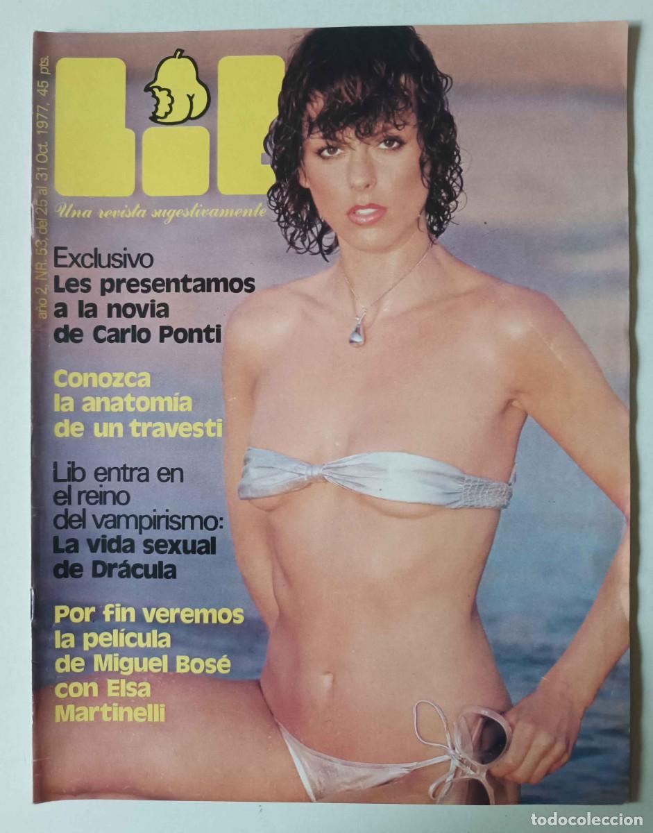 Journals: Revista LIB n&ordm; 53 Sara Lezana Angie Von Pritt Miguel Bos&eacute; Ana Bel&eacute;n Pierrot Travesti Elsa Martinelli