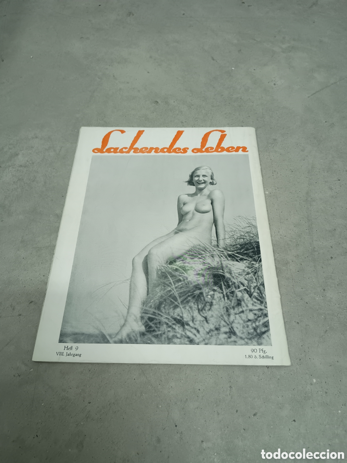 Revistas: REVISTA NATURISTA - A&Ntilde;OS 1930 - LACHENDES LEBEN - VIII A&Ntilde;O N&deg; 9 - EN ALEM&Aacute;N