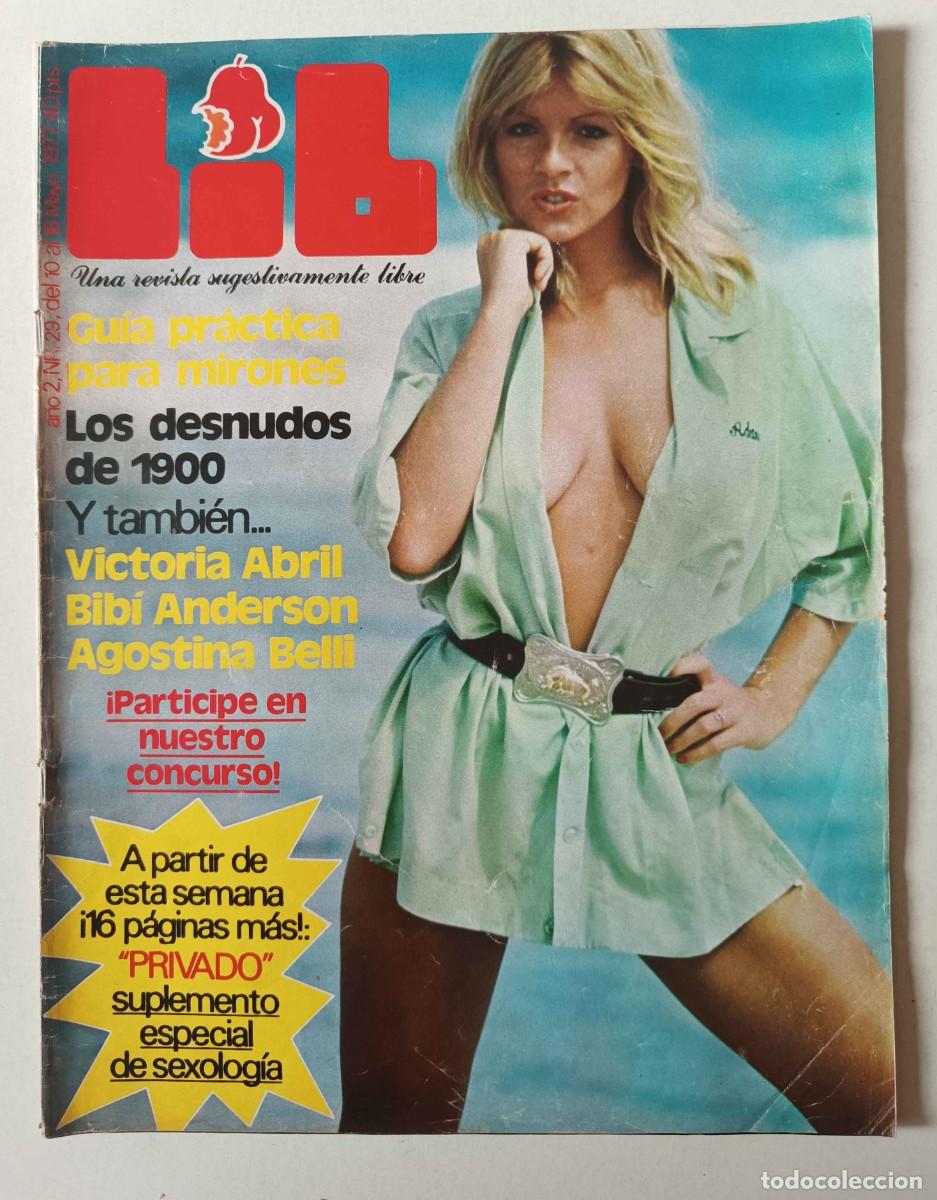 Journals: Revista LIB n&ordm; 29 Agostina Belli Bibi Andersen Victoria Abril Mar&iacute;a Dolores Pradera Isabel Luque