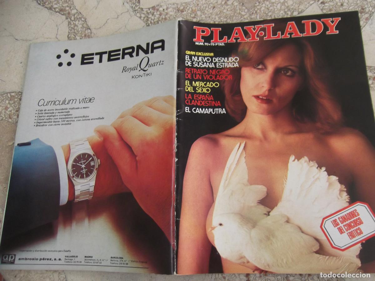 Zeitschriften: playlady n&ordm; 70, el nuevo desnudo susana estrada , erotica espa&ntilde;ola ,solo para adultos