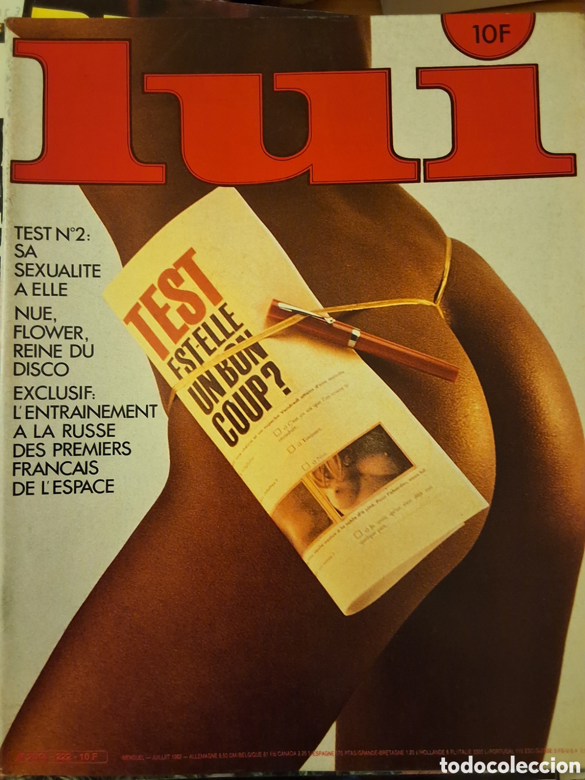 Journals: Lui revista erotica francesa desnudos mujeres n&uacute;mero 222 a&ntilde;o 1982