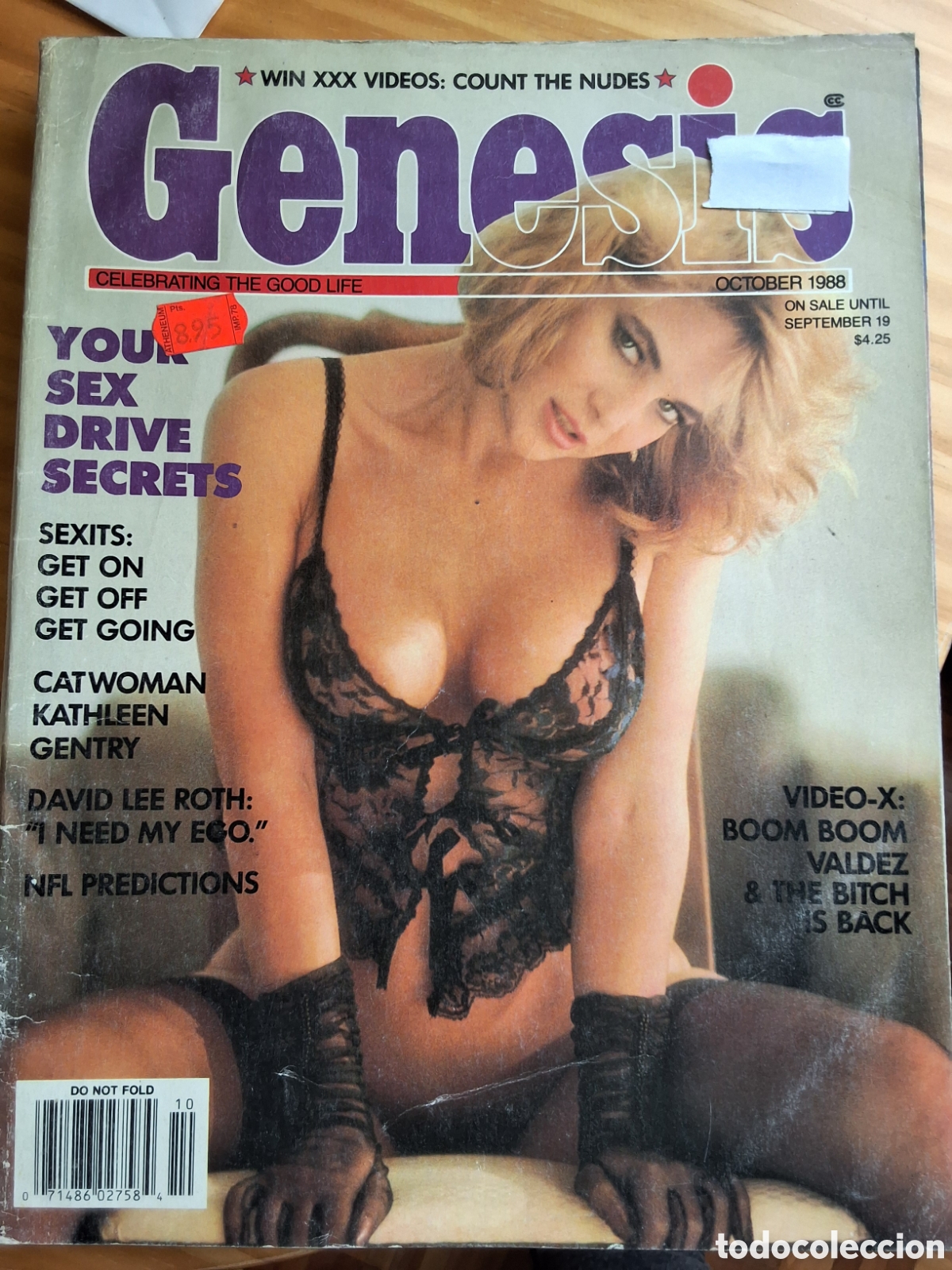 Zeitschriften: Genesis revista erotica americana desnudos mujeres 1988/10 Bev