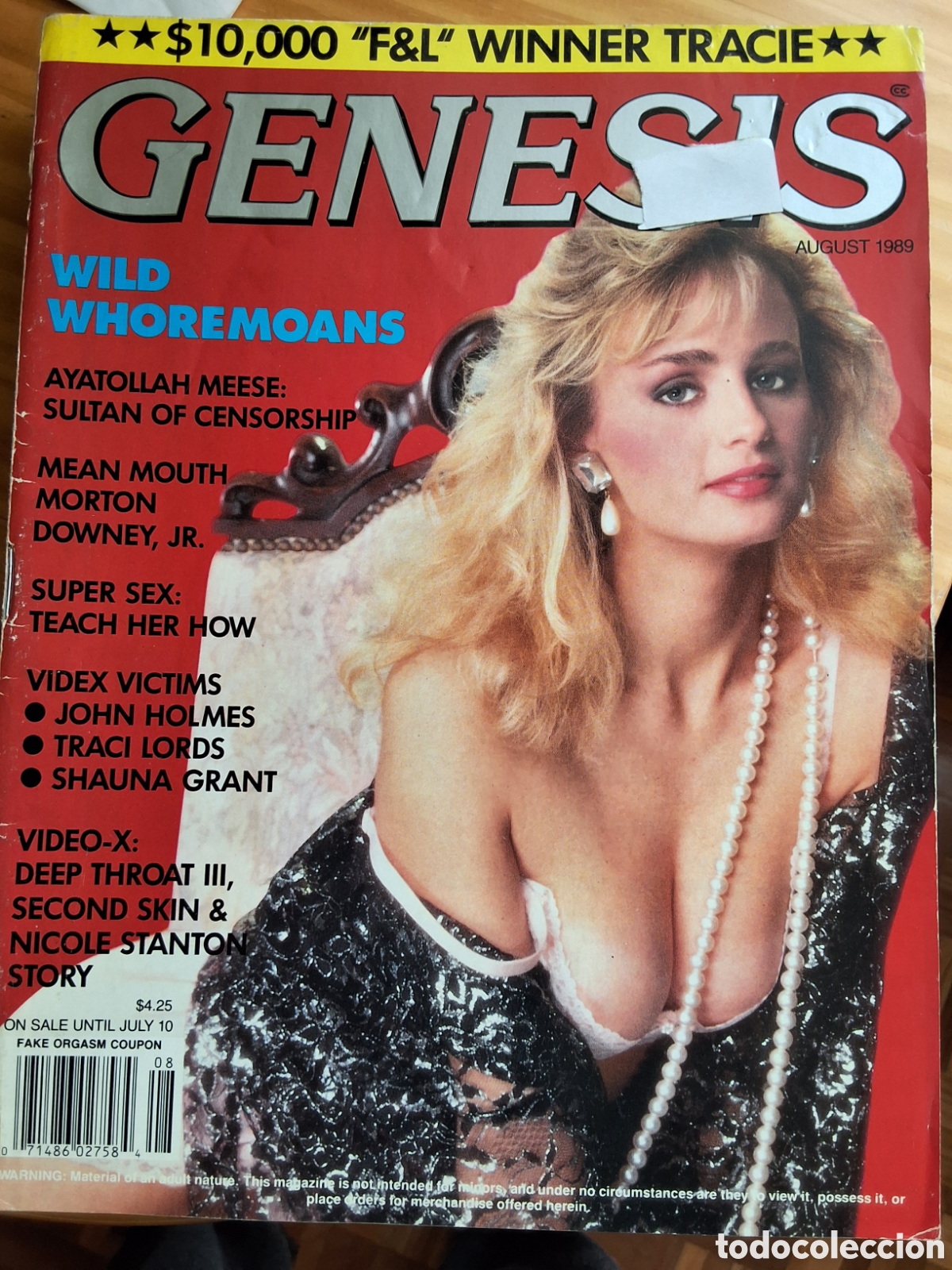 Zeitschriften: Genesis revista erotica americana desnudos mujeres 1989/8 Candy