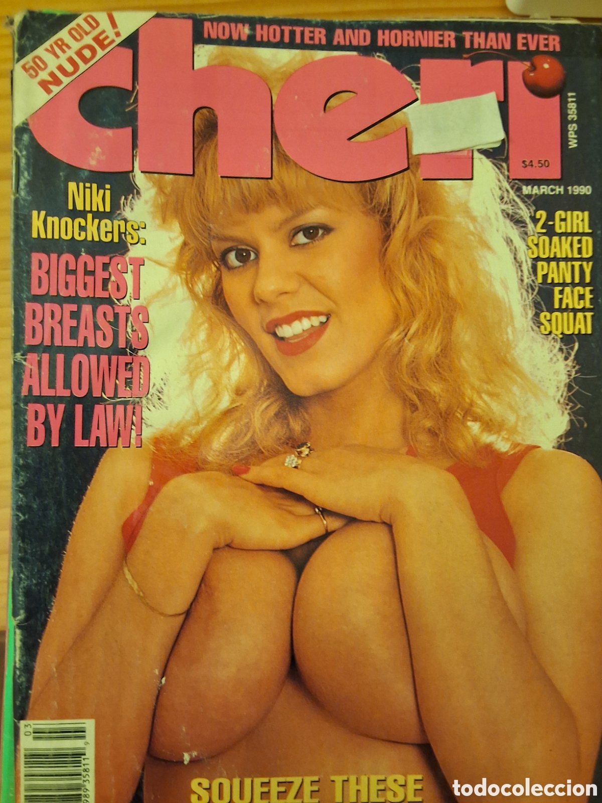 Journals: Cheri revista erotica americana desnudos mujeres 1990/3 Niki knockers