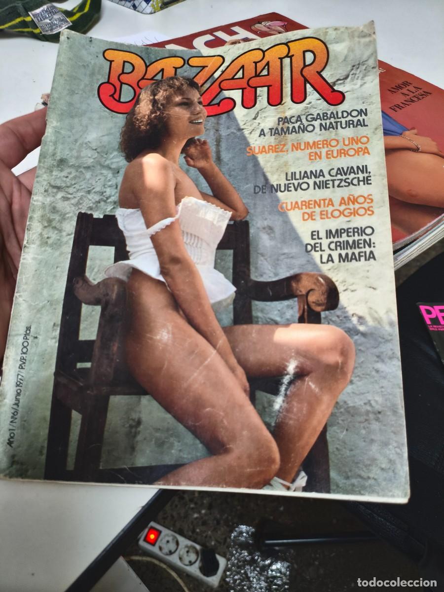 Zeitschriften: Revista BAZAAR 6 Paca Gabald&oacute;n Liliana Cavani Ilona Staller Vibeke Knudsen Mar&iacute;a Casares Charlotte