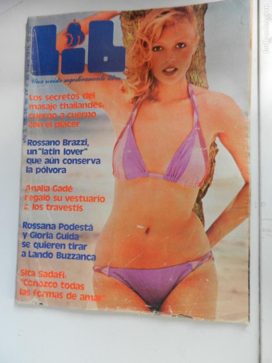 Zeitschriften: LIB N&ordm; 66 -01-1978 LIB N&ordm; 21 -03-1977 - REVISTA - ANALIA GAD&Eacute; - LOS SECRETO DEL MASAJE THAILANDES -