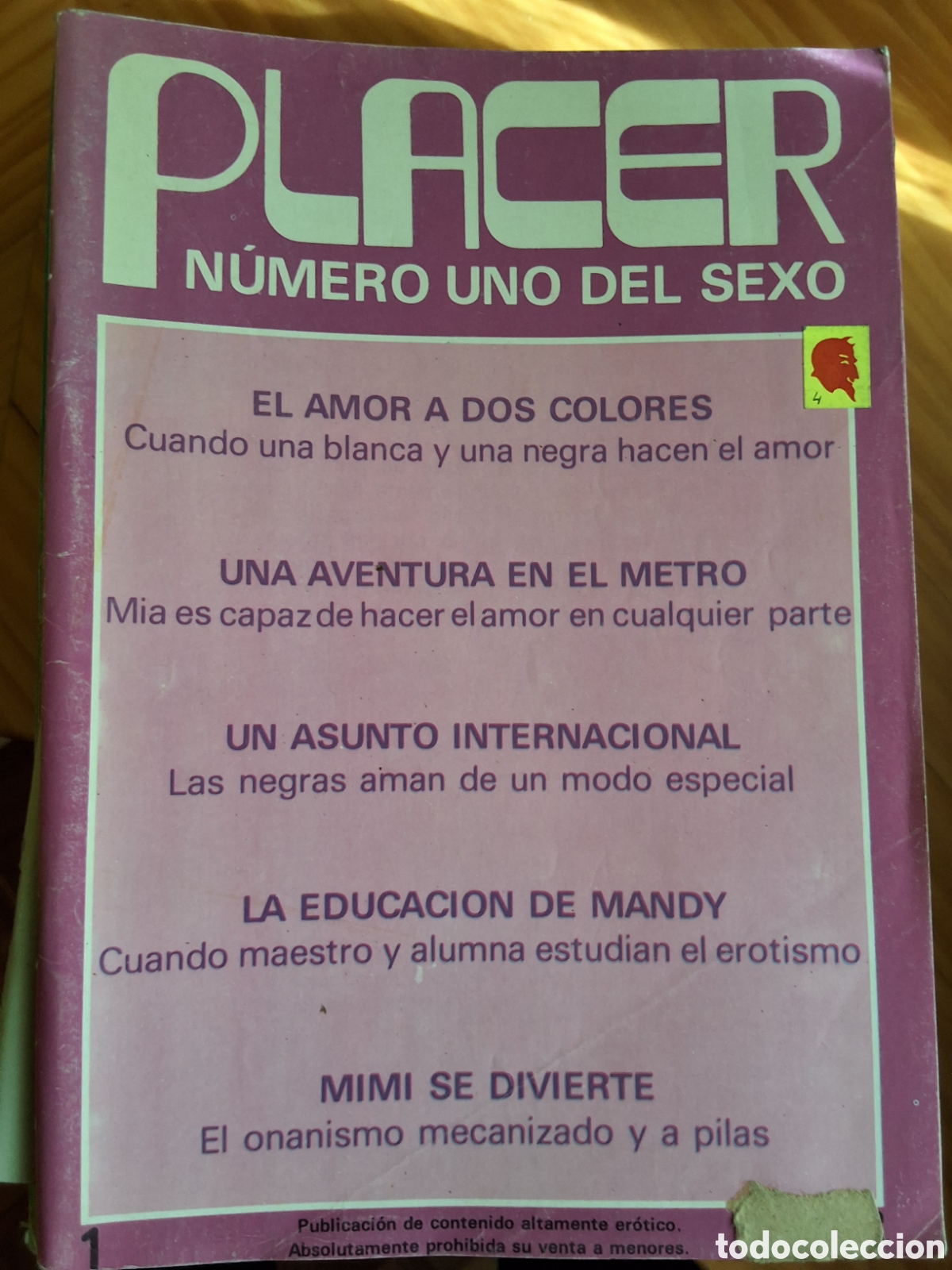 Zeitschriften: Placer revista sexo para adultos n&uacute;mero 1 formato libro