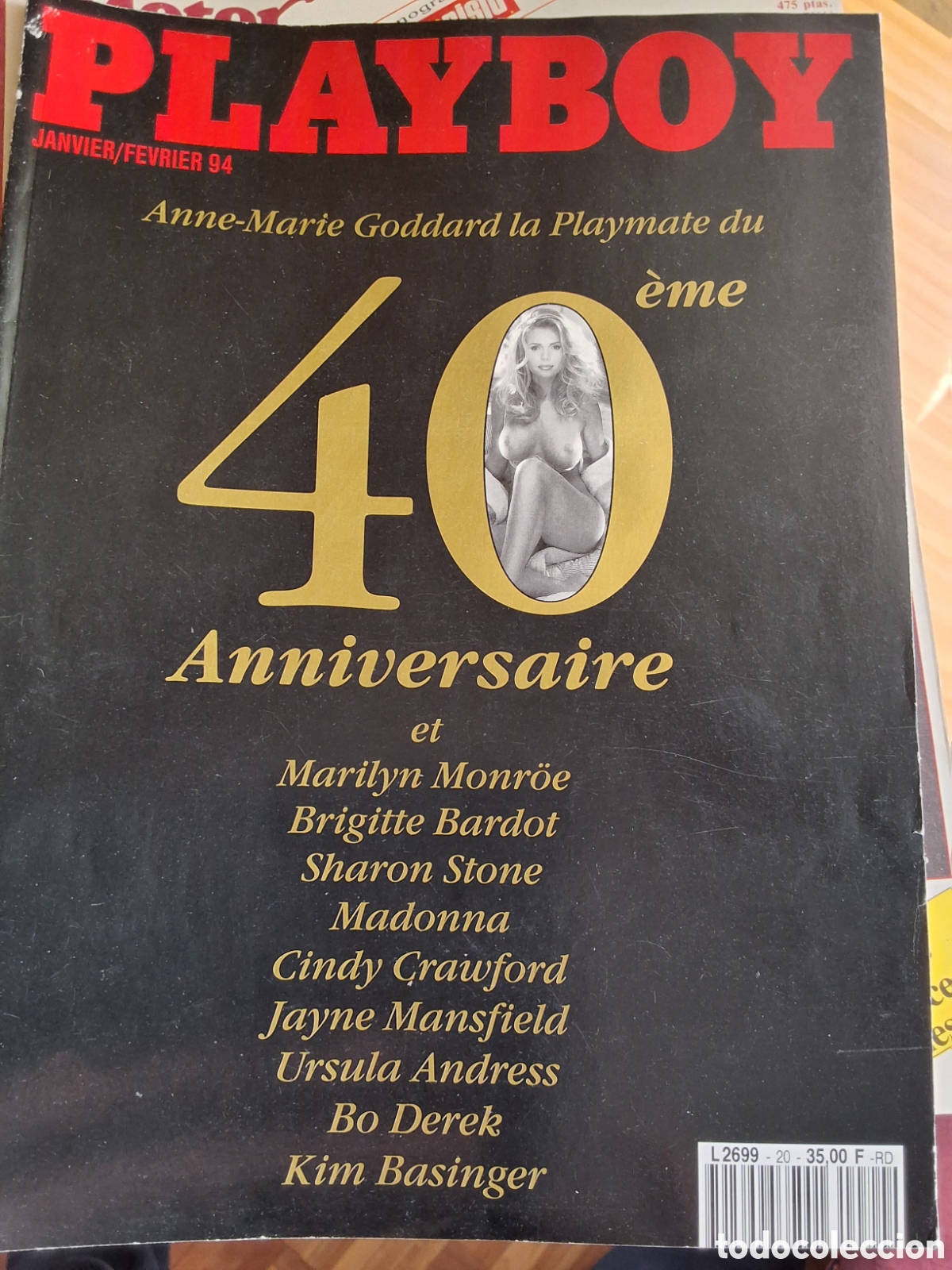 Zeitschriften: Playboy frances revista erotica desnudos mujeres 1994/1 40 aniversario