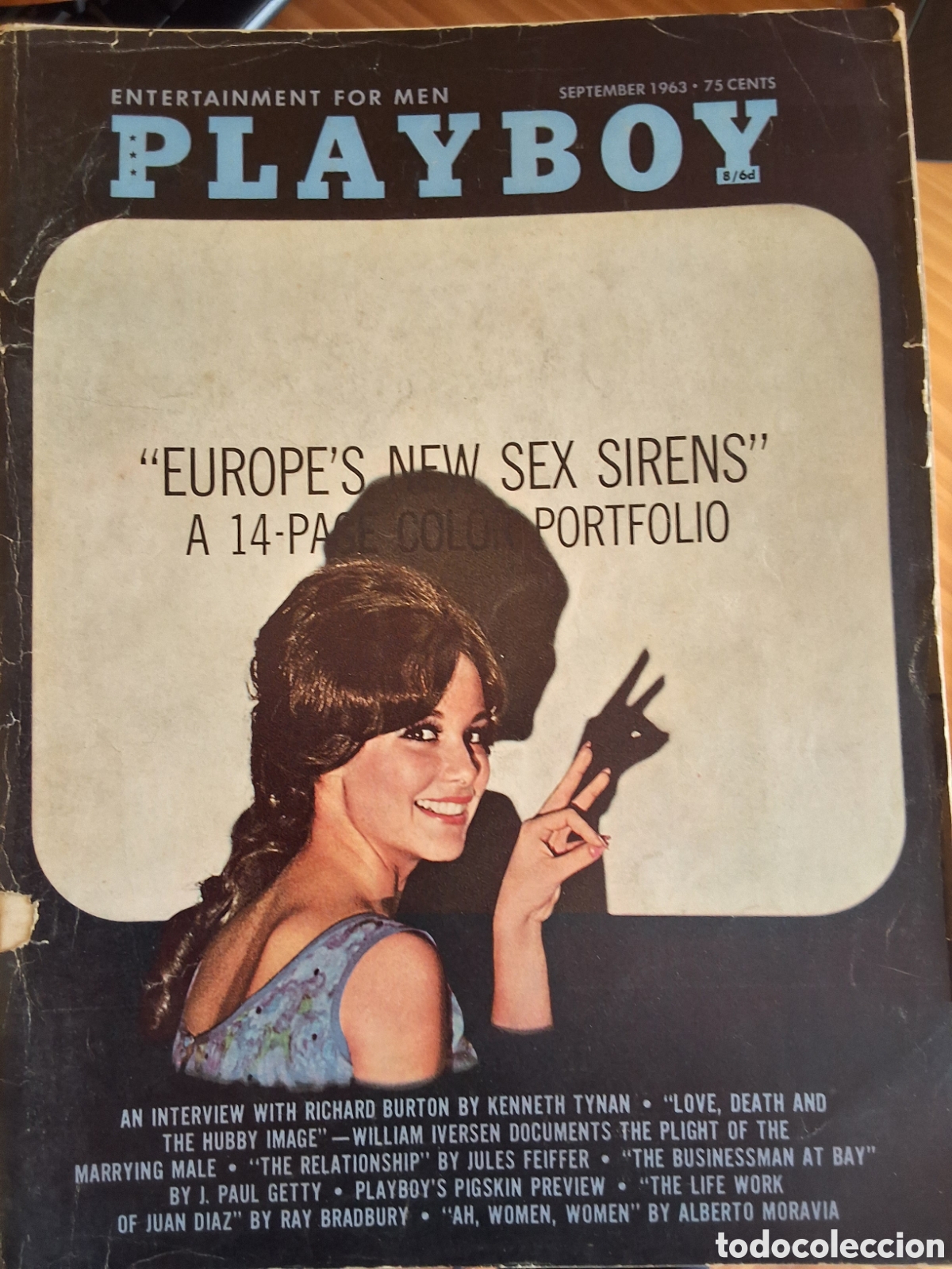 Zeitschriften: Playboy americano mensual revista erotica desnudos mujeres 1963/9