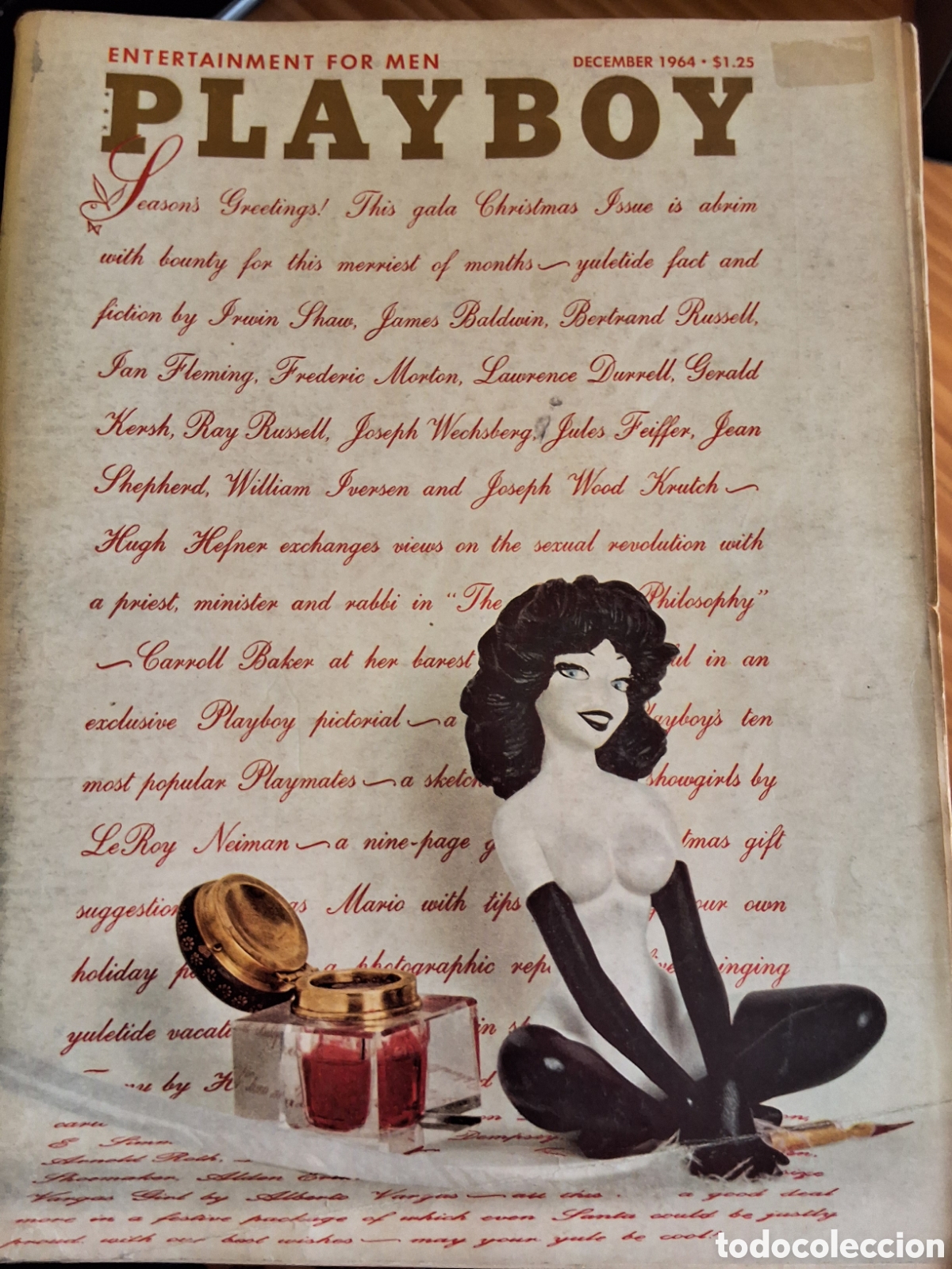 Zeitschriften: Playboy americano mensual revista erotica desnudos mujeres 1964/12