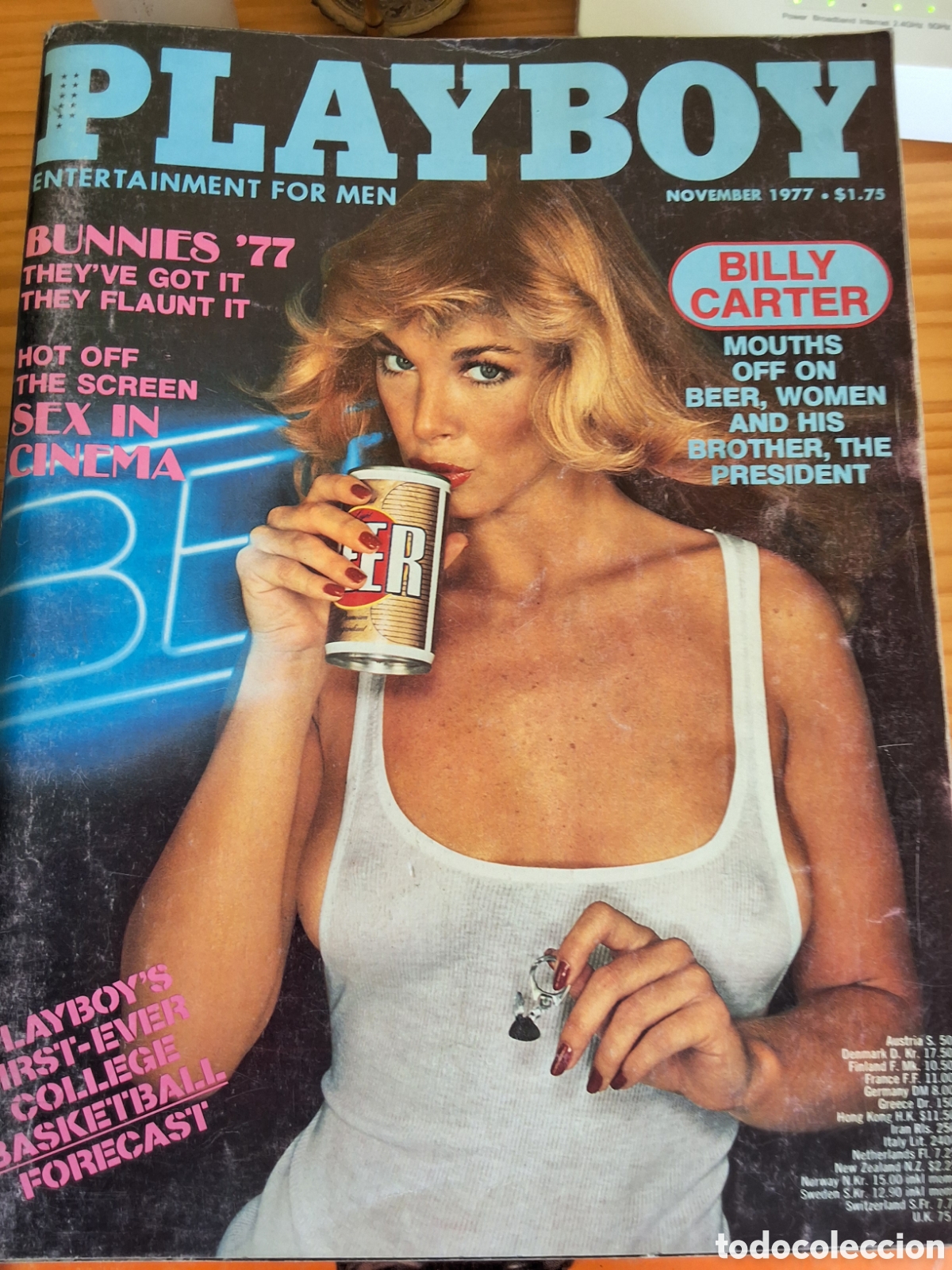 Magazines: Playboy americano mensual revista erotica desnudos mujeres 1977/11 Rita Lee