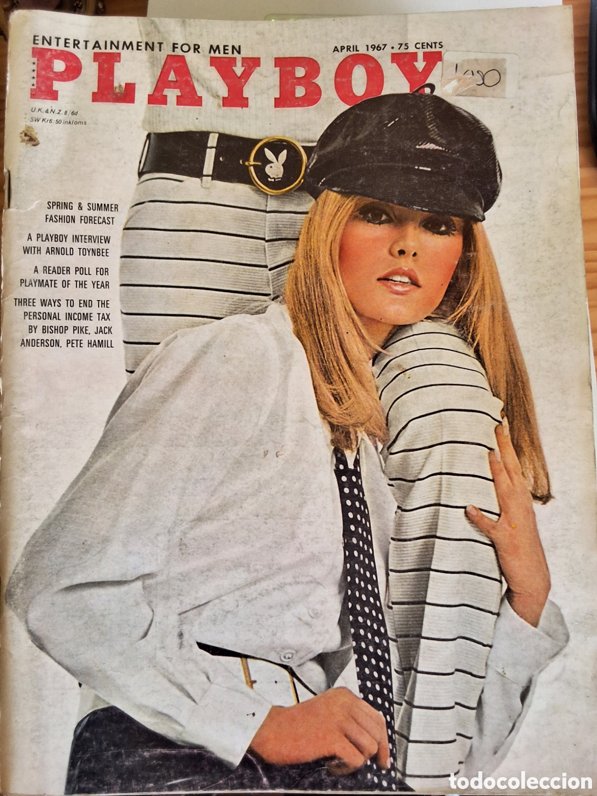 Zeitschriften: Playboy americano mensual revista erotica desnudos mujeres 1967/4 Coventry Patmore