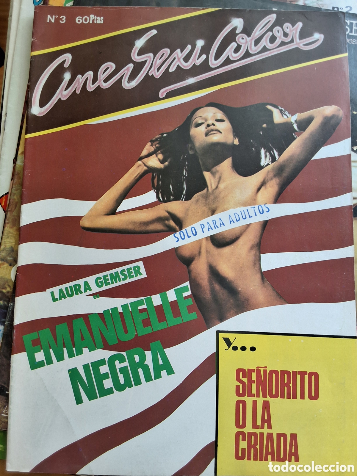 Magazines: Cine sexi color revista sexo para adultos 1978 Emanuelle negra se&ntilde;orito o la criada