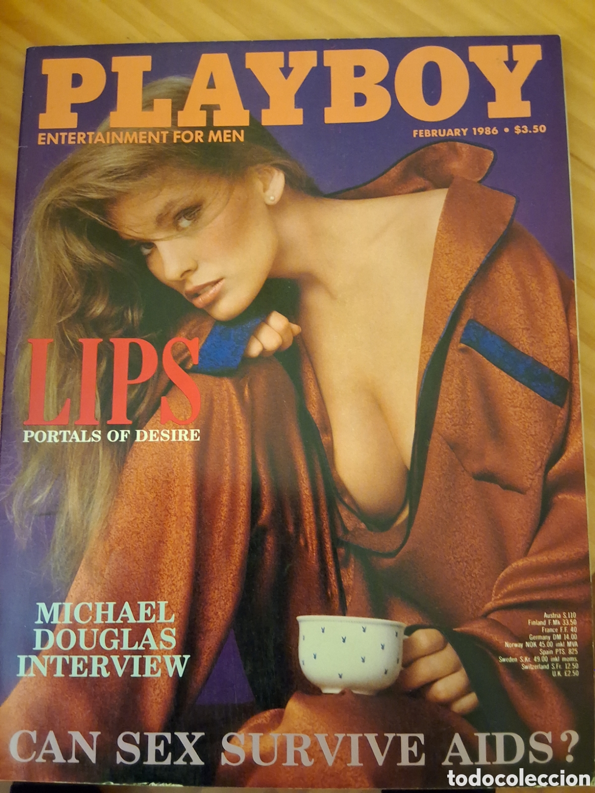 Magazines: Playboy americano mensual revista erotica desnudos mujeres 1986/2 Julie McCullough