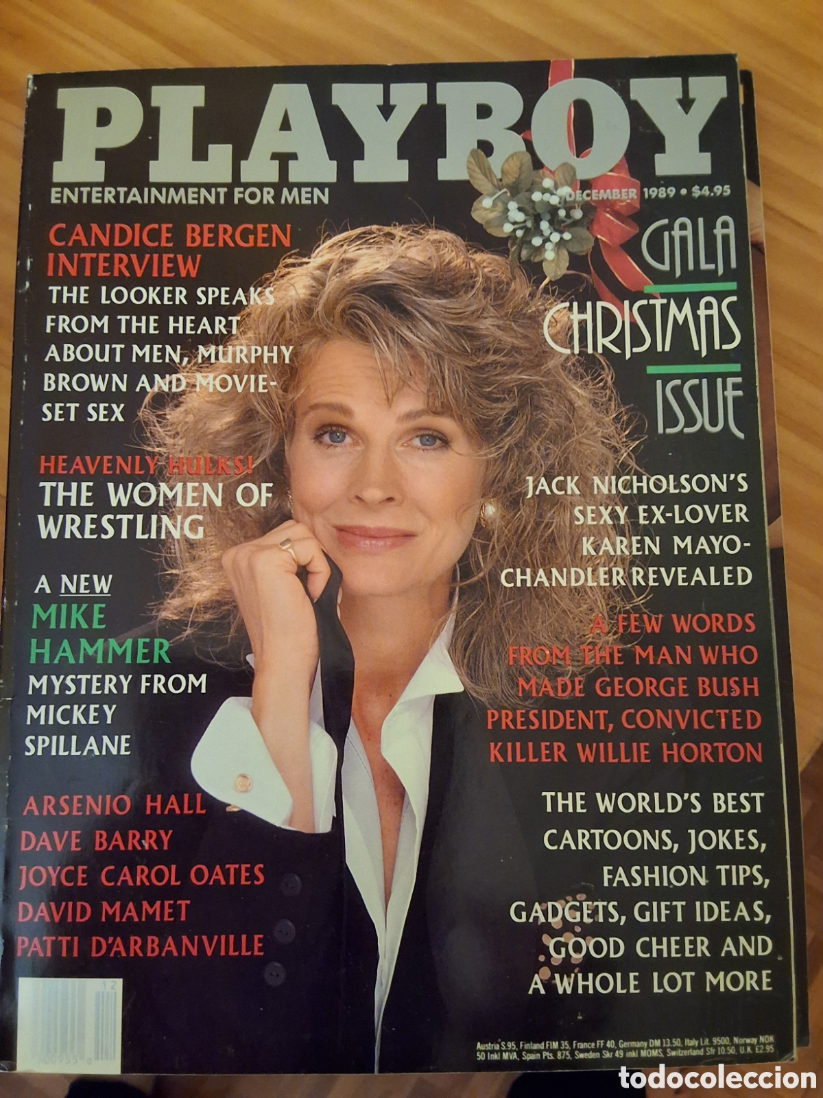 Magazines: Playboy americano mensual revista erotica desnudos mujeres 1989/12 Candice Berl&iacute;n Petra Verkaik