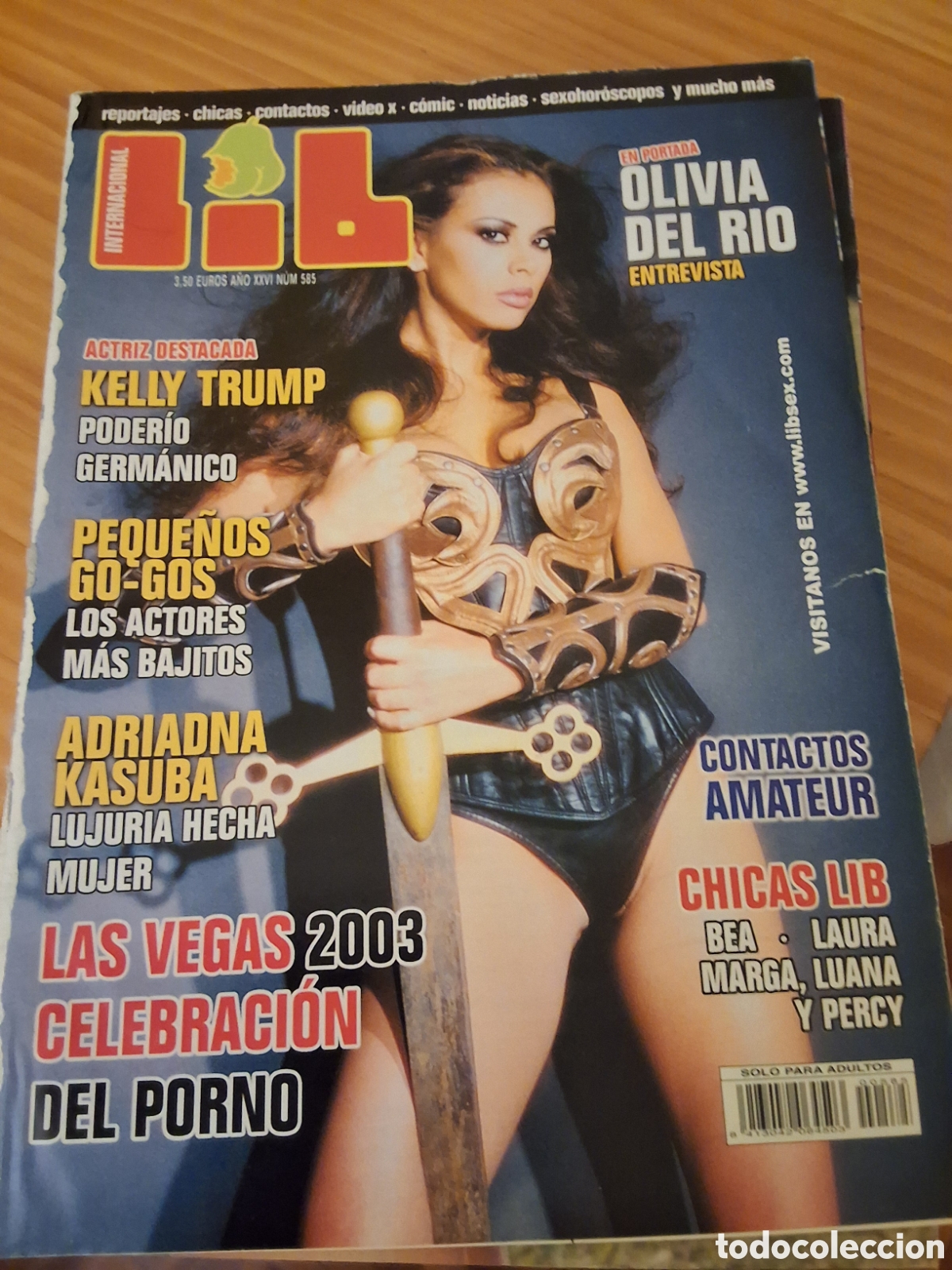 Magazines: Lib internacional revista sexo para adultos n&uacute;mero 585