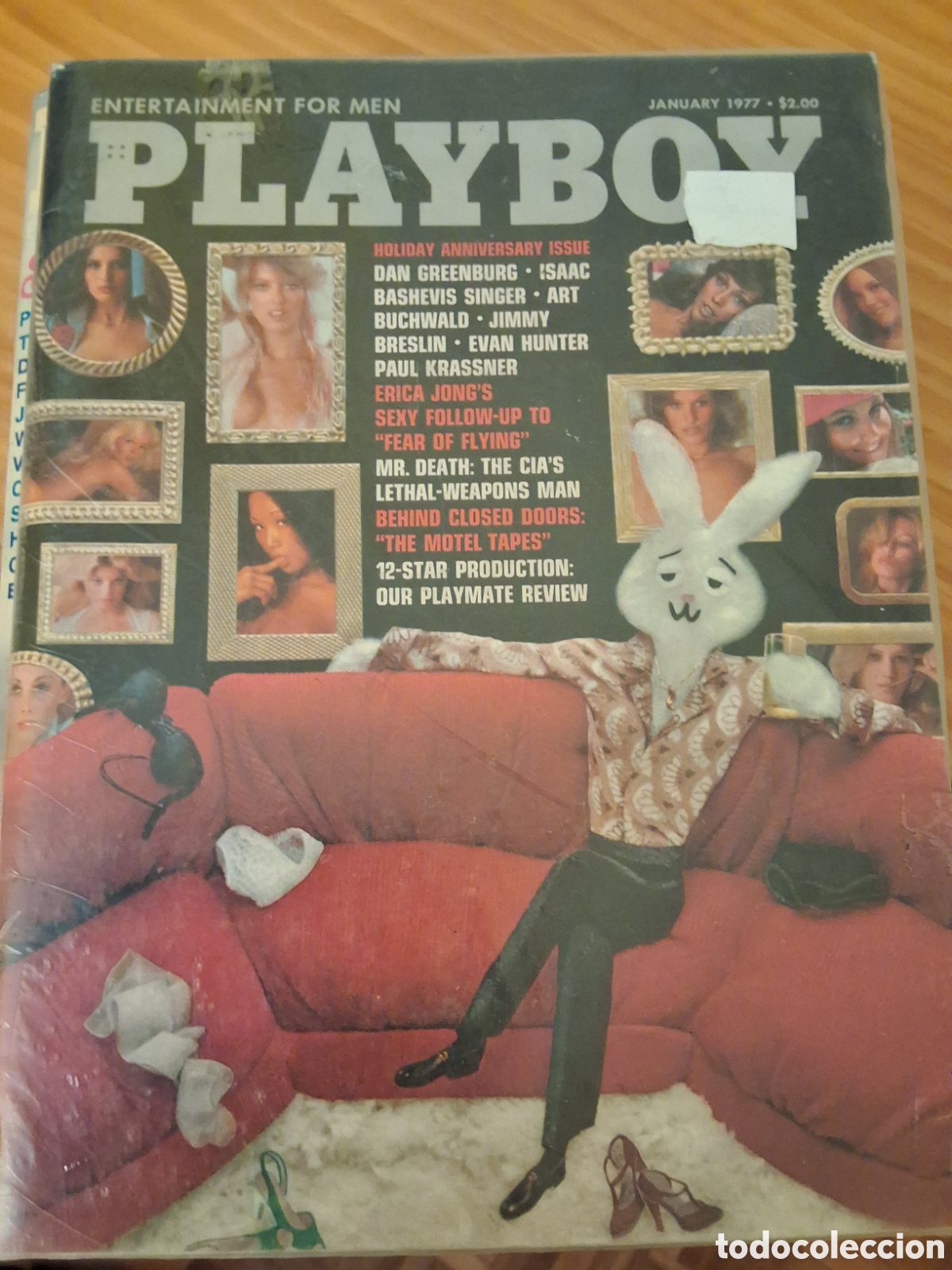 Journals: Playboy americano mensual revista erotica desnudos mujeres 1977/1
