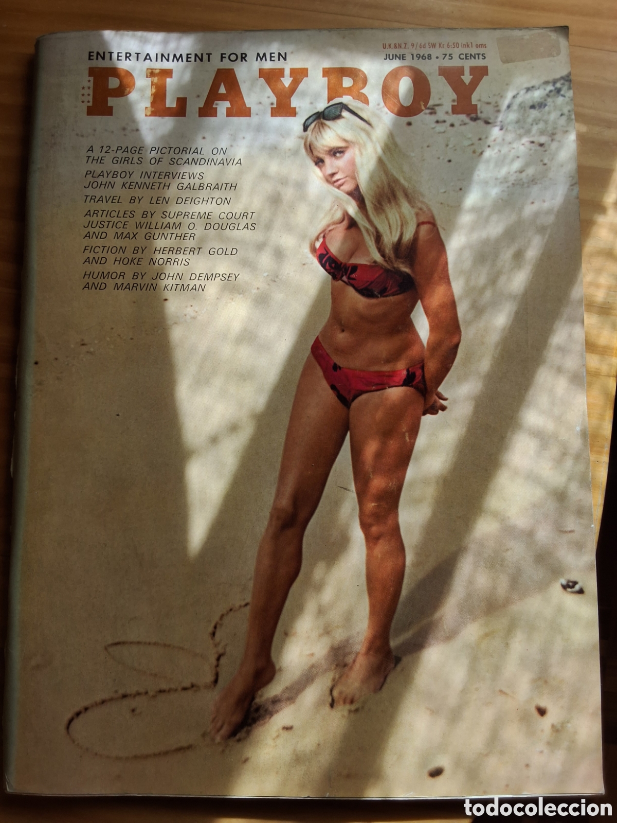 Journals: Playboy americano mensual revista erotica desnudos mujeres 1968/6 Britt Fredriksen