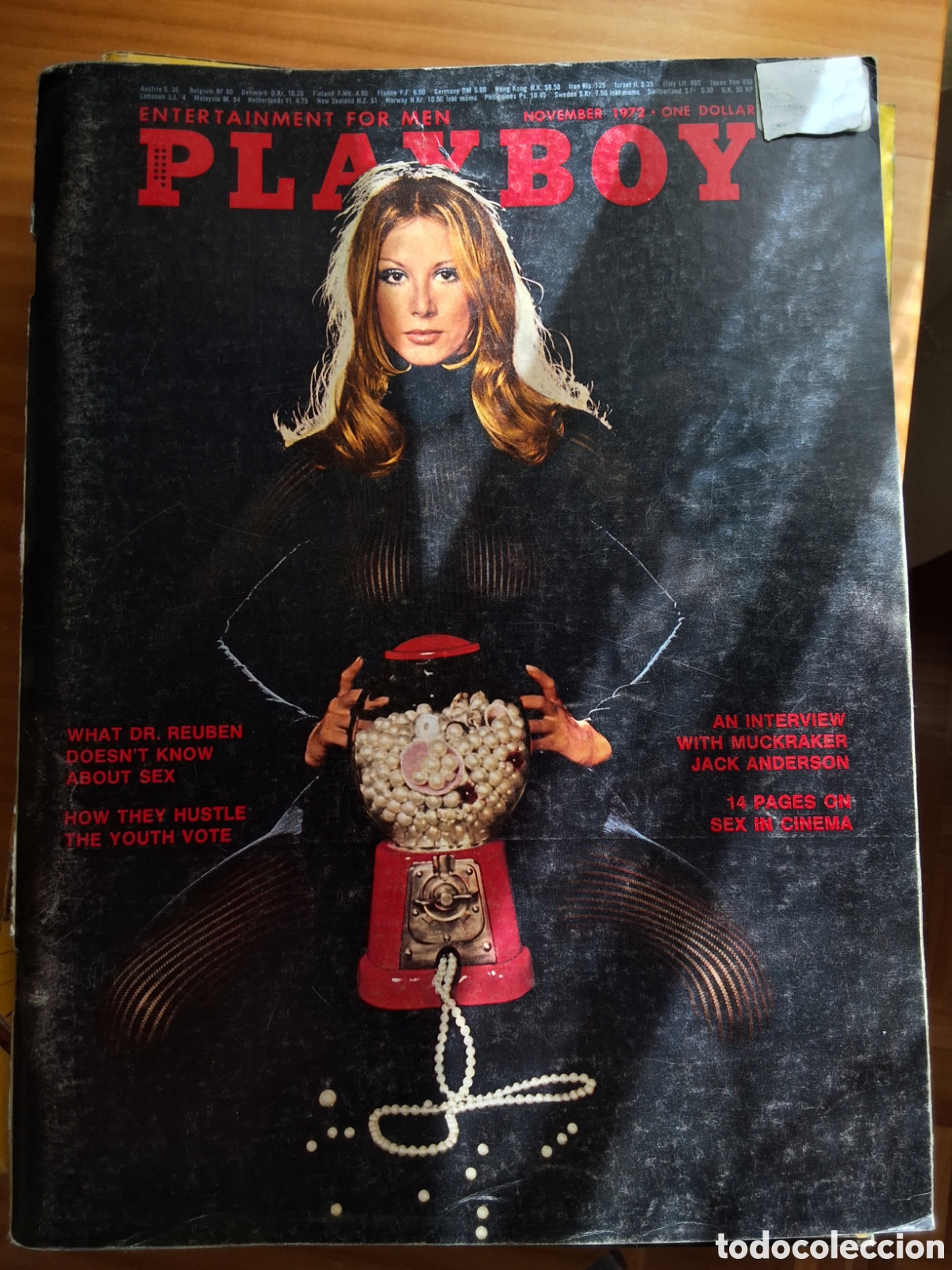 Magazines: Playboy americano mensual revista erotica desnudos mujeres 1972/11 Lenna Sjooblom