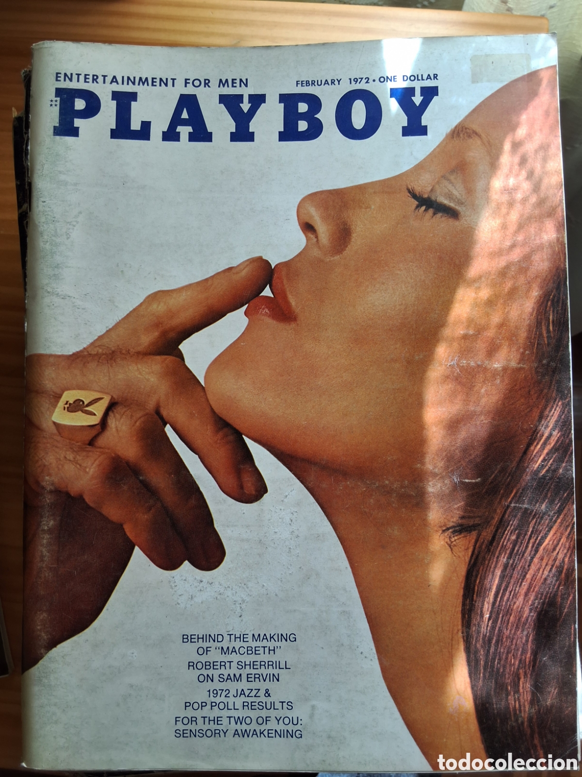 Journals: Playboy americano mensual revista erotica desnudos mujeres 1972/2 P.J. Lansing